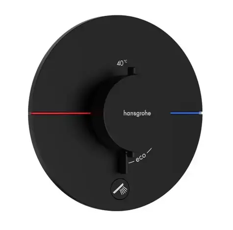 Hansgrohe ShowerSelect Comfort - Thermostatarmatur für Unterputzmontage, matt schwarz 