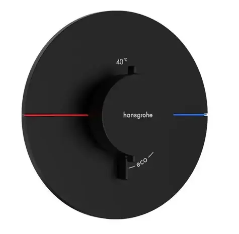 Hansgrohe ShowerSelect Comfort - Thermostatarmatur für Unterputzmontage, matt schwarz 