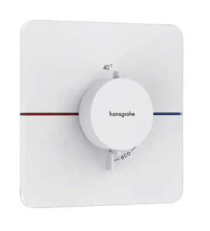 Hansgrohe ShowerSelect Comfort - Thermostatarmatur für Unterputzmontage, mattweiß 