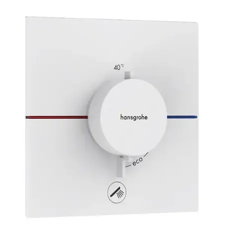 Hansgrohe ShowerSelect Comfort - Thermostatarmatur für Unterputzmontage, mattweiß 