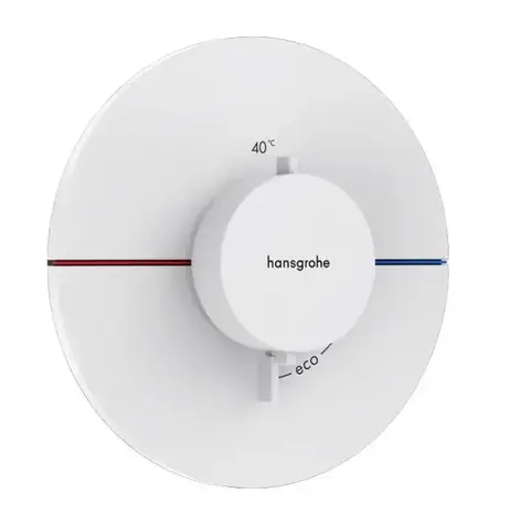 Hansgrohe ShowerSelect Comfort - Thermostatarmatur für Unterputzmontage, mattweiß 