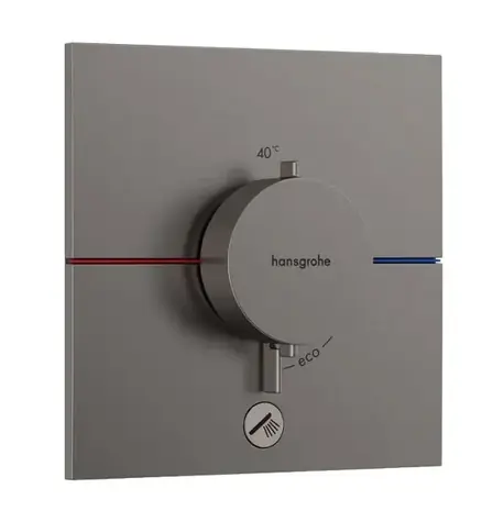 Hansgrohe ShowerSelect Comfort - Thermostatarmatur für Unterputzmontage, gebürstetes Schwarzchrom 