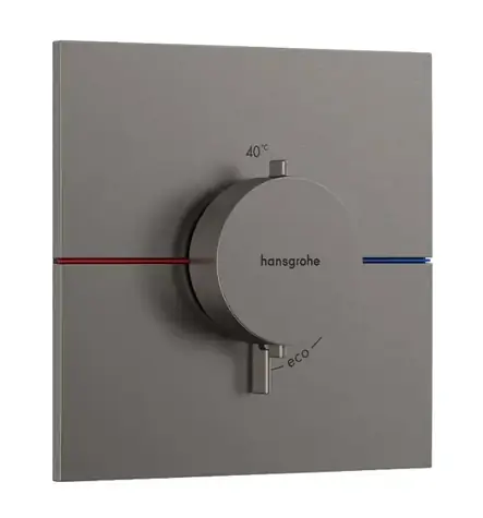 Hansgrohe ShowerSelect Comfort - Thermostatarmatur für Unterputzmontage, gebürstetes Schwarzchrom 