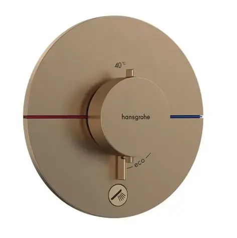 Hansgrohe ShowerSelect Comfort - Thermostatarmatur für Unterputzmontage, gebürstetes Bronze 