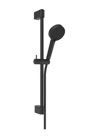 Ideal Standard Idealrain - Duschkopf-Set | Stange und Schlauch | 2 Düsen | seidenmatt schwarz