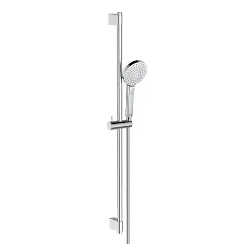 Ideal Standard Idealrain Evo Jet - Rundbrauseset | 90 cm Stange mit Handbrause | 3 Düsen | Chrom 