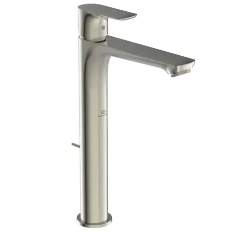 Ideal Standard Connect Air - Schlanke Waschtischarmatur mit Ablaufgarnitur | Silver Storm 
