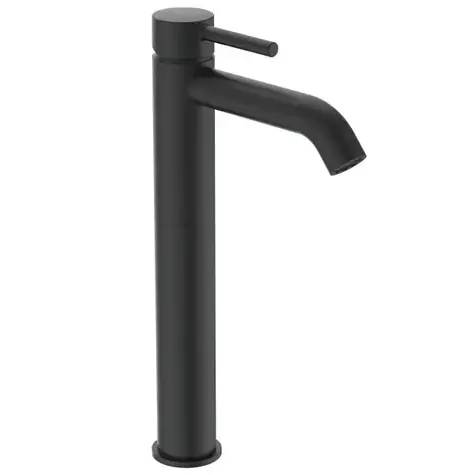 Ideal Standard CeraLine - Waschtischarmatur mit Ablaufgarnitur | schwarz 