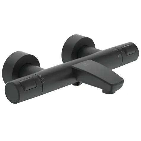 Ideal Standard CeraTherm - Thermostatarmatur für Badewanne | schwarz 