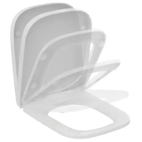 Ideal Standard i.Life B - WC-Sitz mit Rundum-Absenkautomatik | Absenkautomatik | Weiß 