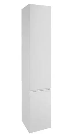 kielle Oudee - Hoher Wandschrank | 157 x 30 x 32 cm | Hochglanzweiß