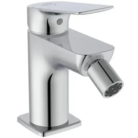 Ideal Standard Ceralife C - Bidet-Mischbatterie mit Click-Clack-Auslauf | BlueStart | Chrom