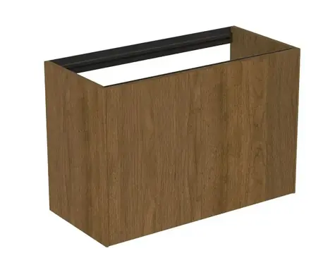 Ideal Standard Conca - Waschtischunterschrank | 80 x 54 x 37 cm | 2 Schubladen | Dunkles Nussbaumholz
