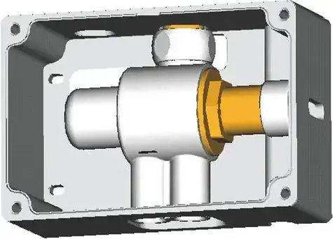 Ideal Standard CeraPlus - Thermostatische Anschlussbox für Temperaturmischung (universell einsetzbar)