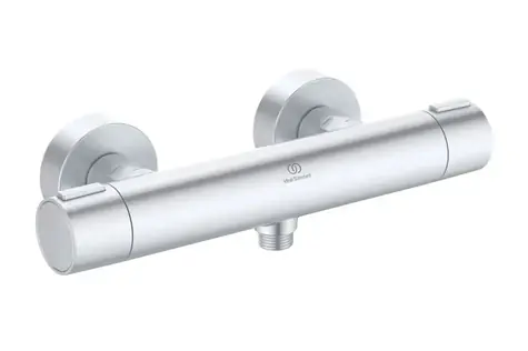 Ideal Standard ALU+ - Thermostat-Duscharmatur | Silber