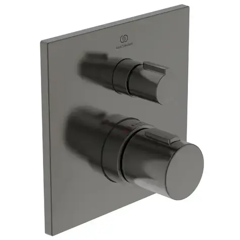 Ideal Standard CeraTherm - Unterputz-Thermostat-Duscharmatur | Magnetgrau
