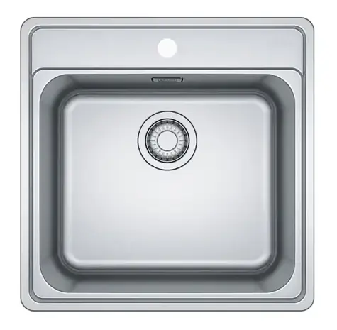 Franke Bell - Spüle BCX 610-51 51x51 cm Edelstahl