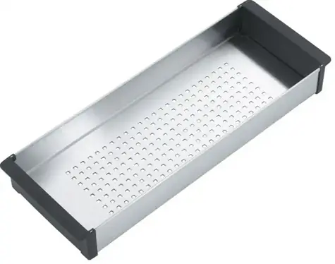 Franke Zubehör - Abtropfschale für Spülbecken 159 x 429 x 54 mm Edelstahl/Kunststoff