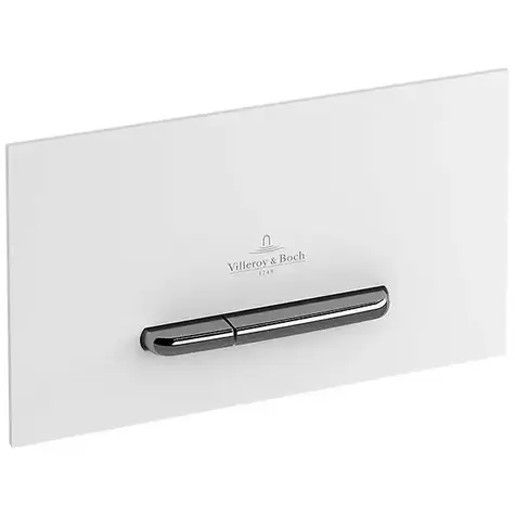 Villeroy & Boch ViConnect - Betätigungsplatte, weiß/mattchrom 