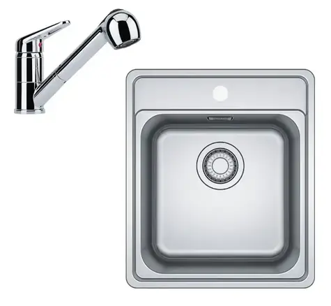 Franke Sets - Küchenset N89 | Edelstahlspüle BCX 610-42 und Armatur FC 9547.031 | Chrom