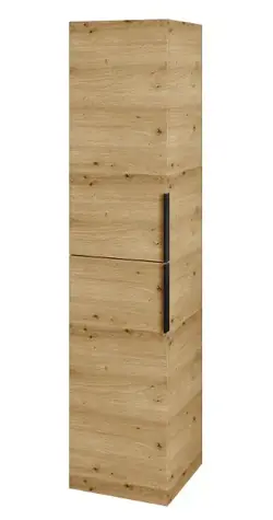kielle Idolio - Hochwandschrank 155x35x35 cm | Karamell
