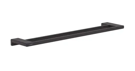 Hansgrohe AddStoris - Doppelhandtuchhalter | Länge 65 cm | Mattschwarz
