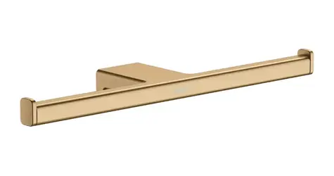 Hansgrohe AddStoris - Doppelter Toilettenpapierhalter | Gebürstete Bronze