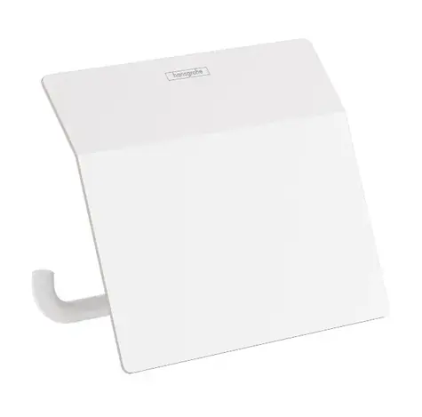 Hansgrohe AddStoris - Toilettenpapierhalter mit Deckel | mattweiß