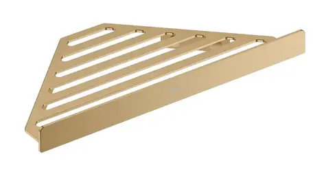 Hansgrohe AddStoris - Eckregal | gebürstete Bronze