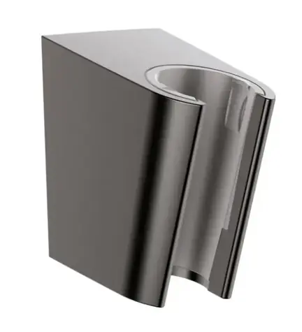 Hansgrohe Halter - Duschhalterung Porter S | gebürstetes Schwarzchrom