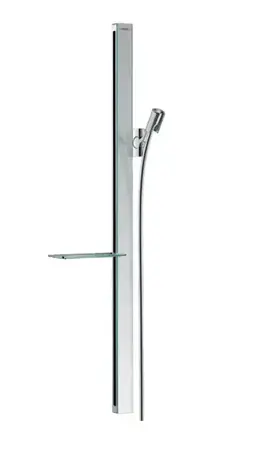 Hansgrohe Unica'E - Duschstange 90 cm | mit Brauseschlauch | Chrom
