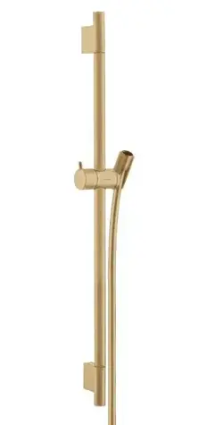 Hansgrohe Unica'S - Duschstange 65 cm mit Brauseschlauch | gebürstetes Bronze