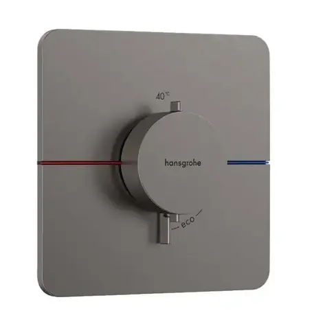 Hansgrohe ShowerSelect Comfort - Thermostatarmatur für Unterputzmontage | Gebürstetes Schwarzchrom