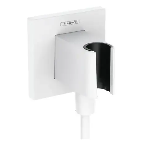 Hansgrohe - Brausebogen mit Halterung, mattweiß