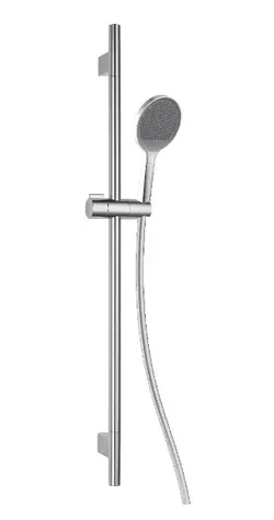 kielle - EcoSpare Duschkopf-Set, Stangen und Schläuche, Chrom