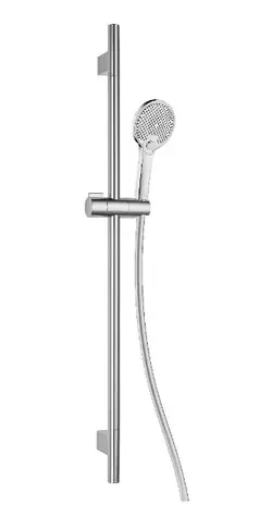 kielle - EcoSpare Duschkopf-Set, Stangen und Schläuche, Chrom