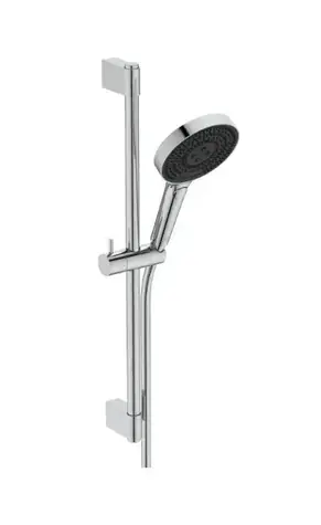 Ideal Standard - Duschkopf-, Stangen- und Schlauchset, 3 Düsen, EcoFLow, Chrom