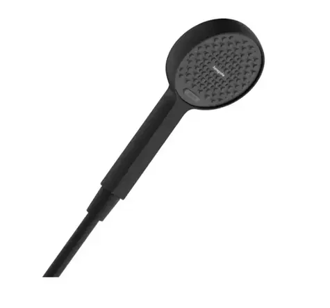 Hansgrohe - Duschkopf, 2 Strahlarten, EcoSmart, matt schwarz