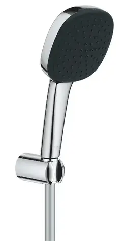 Grohe - Duschkopf-, Halterungs- und Schlauchset, 2 Strahlarten, Chrom