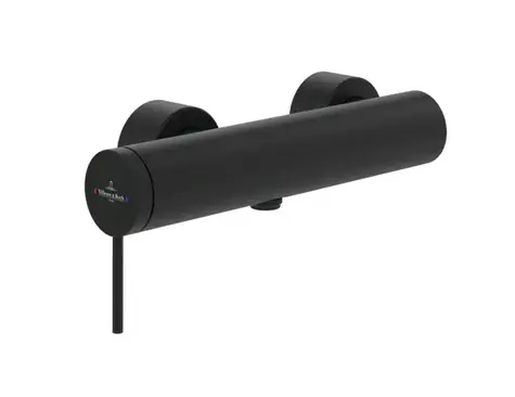 Villeroy & Boch - Brausebatterie, mattschwarz