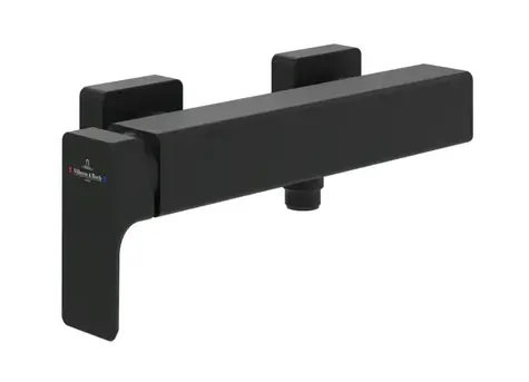 Villeroy & Boch - Brausebatterie, mattschwarz
