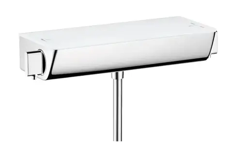 Hansgrohe - Thermostat-Brausearmatur, weiß/chrom