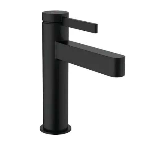Hansgrohe - Waschtischarmatur mit Ablaufgarnitur, CoolStart, EcoSmart, matt schwarz