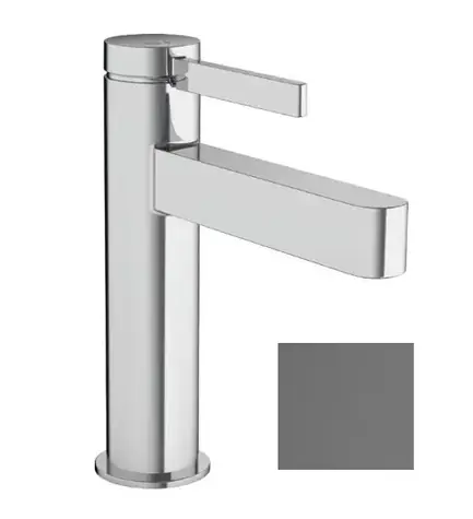 Hansgrohe - Waschtischarmatur mit Ablaufgarnitur, CoolStart, EcoSmart, gebürstetes Schwarzchrom