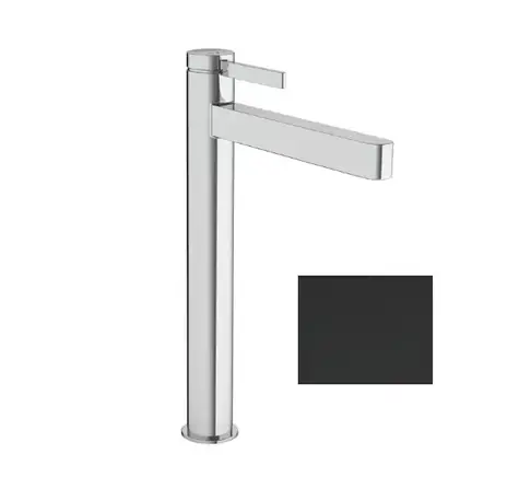 Hansgrohe - Waschtischarmatur mit Push-Open-Auslauf, CoolStart, EcoSmart, mattschwarz