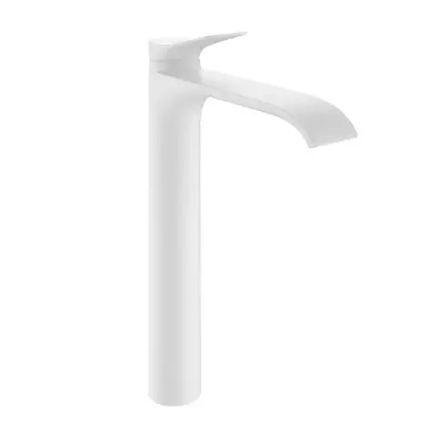 Hansgrohe - Waschtischarmatur mit Ablaufgarnitur, EcoSmart, CoolStart, mattweiß