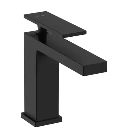 Hansgrohe - Waschtischarmatur mit Ablaufgarnitur, CoolStart, EcoSmart, matt schwarz
