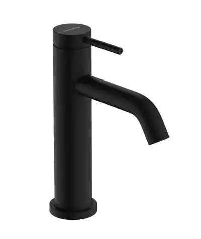 Hansgrohe - Waschtischarmatur mit Ablaufgarnitur, CoolStart, EcoSmart, matt schwarz