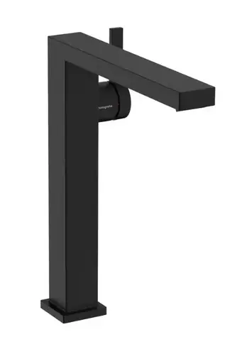Hansgrohe - Waschtischarmatur mit Push-Open-Auslauf, CoolStart, EcoSmart, mattschwarz