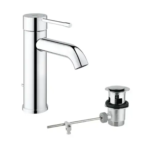 Grohe - Waschtischarmatur mit Ablaufgarnitur, Chrom